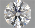 Natural Diamond 4.01 Carats, Round with Excellent Cut, F Color, SI2 Clarity and Certified by GIA