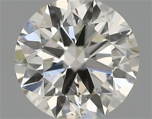 Picture of Natural Diamond 0.40 Carats, Round with Excellent Cut, H Color, SI1 Clarity and Certified by IGI