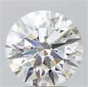 Natural Diamond 3.24 Carats, Round with Excellent Cut, H Color, VS2 Clarity and Certified by GIA