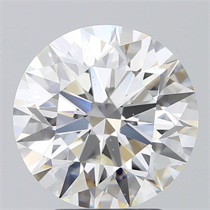 Picture of Natural Diamond 3.24 Carats, Round with Excellent Cut, H Color, VS2 Clarity and Certified by GIA