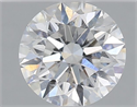 Natural Diamond 0.50 Carats, Round with Excellent Cut, F Color, SI1 Clarity and Certified by GIA