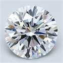 Natural Diamond 3.57 Carats, Round with Excellent Cut, E Color, VS2 Clarity and Certified by GIA