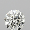 Natural Diamond 0.51 Carats, Round with Excellent Cut, I Color, VVS1 Clarity and Certified by IGI