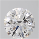 Natural Diamond 3.01 Carats, Round with Excellent Cut, D Color, SI2 Clarity and Certified by GIA