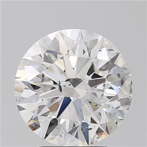 Picture of Natural Diamond 3.01 Carats, Round with Excellent Cut, D Color, SI2 Clarity and Certified by GIA