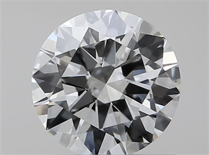 Picture of Natural Diamond 0.50 Carats, Round with Very Good Cut, I Color, VS1 Clarity and Certified by GIA