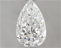 Natural Diamond 1.07 Carats, Pear with  Cut, D Color, VVS2 Clarity and Certified by GIA