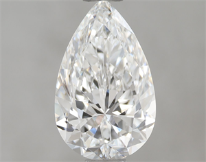 Picture of Natural Diamond 1.07 Carats, Pear with  Cut, D Color, VVS2 Clarity and Certified by GIA