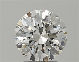 Picture of Natural Diamond 2.03 Carats, Round with Excellent Cut, H Color, SI1 Clarity and Certified by GIA