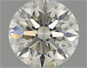 Natural Diamond 0.52 Carats, Round with Excellent Cut, H Color, VS2 Clarity and Certified by IGI