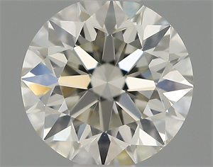 Picture of Natural Diamond 0.52 Carats, Round with Excellent Cut, H Color, VS2 Clarity and Certified by IGI