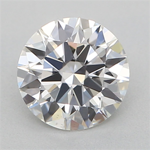 Picture of Natural Diamond 0.40 Carats, Round with Excellent Cut, E Color, VS2 Clarity and Certified by GIA