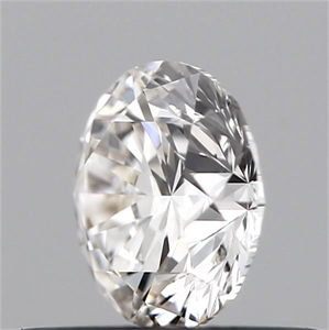 Picture of Natural Diamond 0.42 Carats, Round with Excellent Cut, H Color, IF Clarity and Certified by GIA