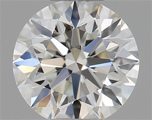 Picture of Natural Diamond 0.40 Carats, Round with Excellent Cut, I Color, SI1 Clarity and Certified by GIA