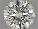 Natural Diamond 0.40 Carats, Round with Excellent Cut, H Color, IF Clarity and Certified by IGI