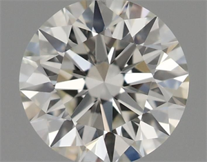 Picture of Natural Diamond 0.40 Carats, Round with Excellent Cut, H Color, IF Clarity and Certified by IGI