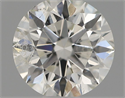 Natural Diamond 0.50 Carats, Round with Excellent Cut, H Color, SI2 Clarity and Certified by IGI