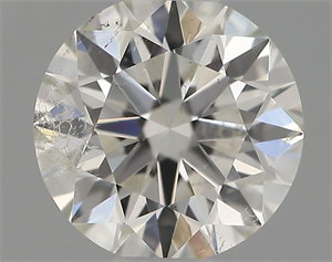 Picture of Natural Diamond 0.50 Carats, Round with Excellent Cut, H Color, SI2 Clarity and Certified by IGI