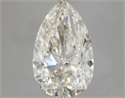 Natural Diamond 6.03 Carats, Pear with  Cut, J Color, SI1 Clarity and Certified by IGI