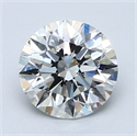 Natural Diamond 1.79 Carats, Round with Excellent Cut, G Color, SI1 Clarity and Certified by GIA