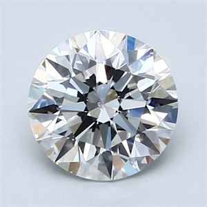 Picture of Natural Diamond 1.79 Carats, Round with Excellent Cut, G Color, SI1 Clarity and Certified by GIA