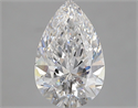 Natural Diamond 2.02 Carats, Pear with  Cut, D Color, VS2 Clarity and Certified by GIA