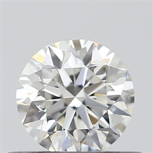 Picture of Natural Diamond 0.40 Carats, Round with Excellent Cut, I Color, VS1 Clarity and Certified by GIA