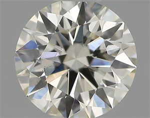 Picture of Natural Diamond 0.41 Carats, Round with Excellent Cut, I Color, VS2 Clarity and Certified by IGI