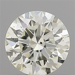 Picture of Natural Diamond 0.53 Carats, Round with Excellent Cut, K Color, SI1 Clarity and Certified by IGI