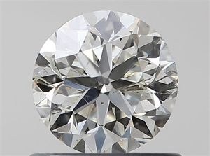 Picture of Natural Diamond 0.60 Carats, Round with Very Good Cut, I Color, SI2 Clarity and Certified by IGI