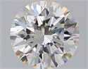 Natural Diamond 2.06 Carats, Round with Excellent Cut, D Color, VVS1 Clarity and Certified by GIA