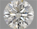 Natural Diamond 0.51 Carats, Round with Very Good Cut, I Color, SI1 Clarity and Certified by GIA