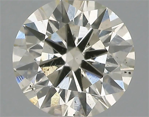 Picture of Natural Diamond 0.44 Carats, Round with Excellent Cut, K Color, SI1 Clarity and Certified by IGI