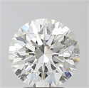 Natural Diamond 3.02 Carats, Round with Excellent Cut, I Color, SI1 Clarity and Certified by GIA