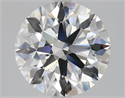 Natural Diamond 2.27 Carats, Round with Excellent Cut, F Color, VVS1 Clarity and Certified by GIA