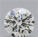 Natural Diamond 0.51 Carats, Round with Excellent Cut, K Color, VS1 Clarity and Certified by GIA