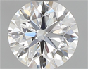 Natural Diamond 0.40 Carats, Round with Excellent Cut, E Color, VVS2 Clarity and Certified by GIA