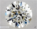 Natural Diamond 0.50 Carats, Round with Very Good Cut, K Color, VS1 Clarity and Certified by GIA