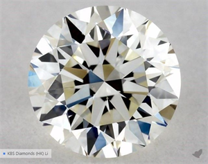 Picture of Natural Diamond 0.50 Carats, Round with Very Good Cut, K Color, VS1 Clarity and Certified by GIA