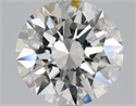 Natural Diamond 2.01 Carats, Round with Excellent Cut, J Color, VVS1 Clarity and Certified by GIA