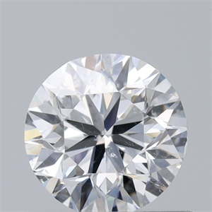 Picture of Natural Diamond 0.50 Carats, Round with Very Good Cut, E Color, SI2 Clarity and Certified by GIA