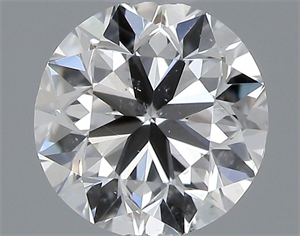 Picture of Natural Diamond 0.40 Carats, Round with Very Good Cut, D Color, SI2 Clarity and Certified by GIA