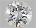 Natural Diamond 2.01 Carats, Round with Excellent Cut, E Color, VVS2 Clarity and Certified by GIA