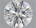 Natural Diamond 0.40 Carats, Round with Excellent Cut, J Color, VVS2 Clarity and Certified by GIA