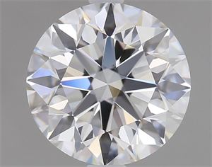 Picture of Natural Diamond 1.50 Carats, Round with Excellent Cut, E Color, IF Clarity and Certified by GIA