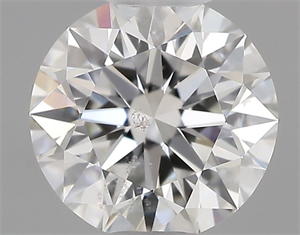 Picture of Natural Diamond 0.40 Carats, Round with Excellent Cut, G Color, SI2 Clarity and Certified by GIA