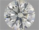 Natural Diamond 0.53 Carats, Round with Excellent Cut, K Color, VS1 Clarity and Certified by IGI