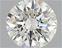 Natural Diamond 0.41 Carats, Round with Excellent Cut, K Color, IF Clarity and Certified by GIA