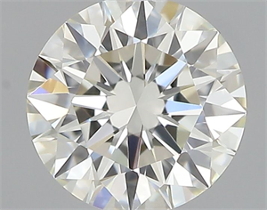 Picture of Natural Diamond 0.41 Carats, Round with Excellent Cut, K Color, IF Clarity and Certified by GIA