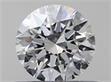 Natural Diamond 0.43 Carats, Round with Excellent Cut, G Color, VS1 Clarity and Certified by GIA